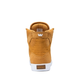 Supra SKYTOP Høye Sneakers Dame Hvite | NO-77646